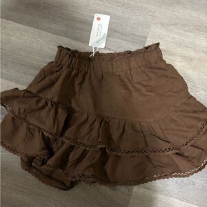 Women’s brown skort